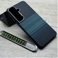 Чохол Fibra Carbonite MagSafe (Blue Stipes) на Samsung S26