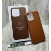 Чохол Leather Case MagSafe на iPhone 15 Pro Max