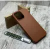 Чохол Leather Case MagSafe на iPhone 15 Pro Max