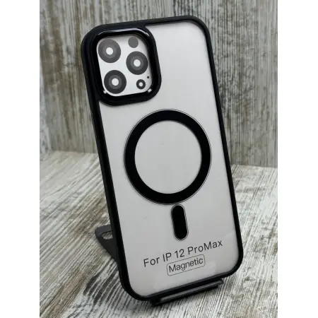 Чохол Clear Metal MagSafe на iPhone 12 Pro Max 