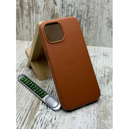 Чохол Leather Case MagSafe на iPhone 14/13 