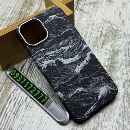 Чохол WAVE Gleam MagSafe на iPhone 13/ iPhone 14 (Black ocean) 
