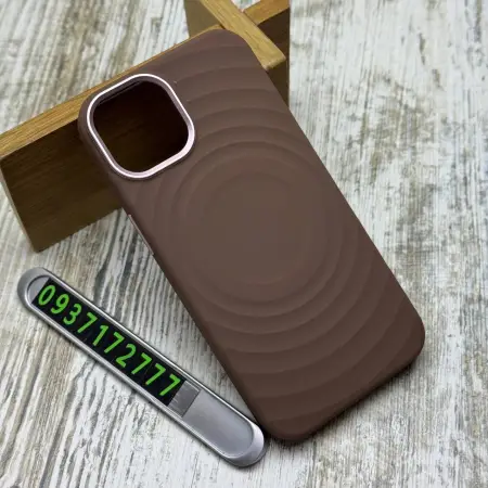 Чохол Wave Silicone MagSafe на iPhone 13/ iPhone 14 (Brown) 