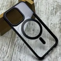 Чохол Clear Metal MagSafe на iPhone 13 Pro