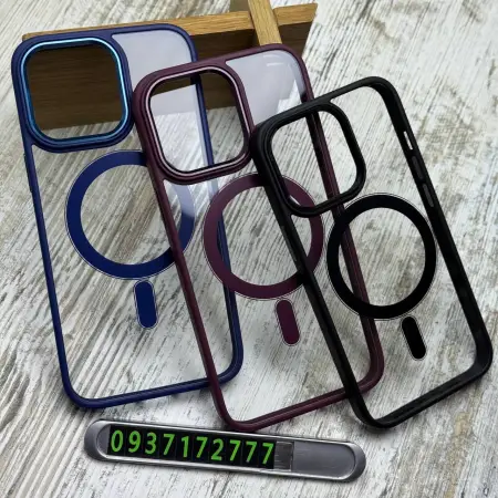 Чохол Clear Сolor MagSafe на iPhone 15 Pro Max 