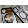 Чохол Clear Metal MagSafe на iPhone 14 Plus/ iPhone 15 Plus