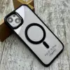 Чохол Clear Metal MagSafe на iPhone 15 Plus/ 14 Plus