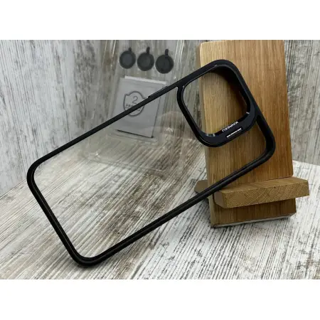 Чохол Clear Metal Stand на iPhone 14/ 13 
