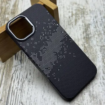 Чохол Fibra Carbonite MagSafe (MilkyWay) на iPhone 14/ 13 