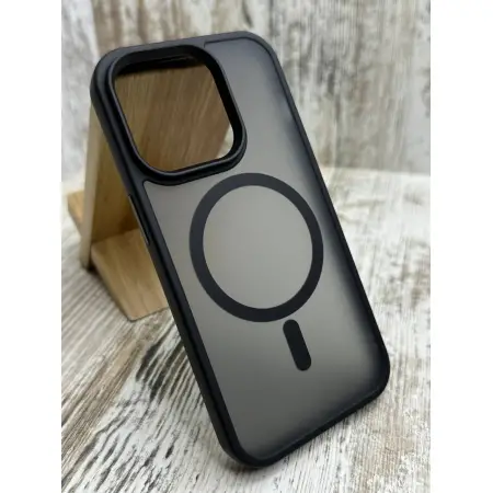 Чохол Matt MagSafe Premium Black на iPhone 14 Pro 