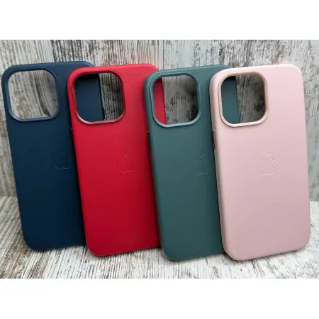 Чохол Leather Case MagSafe на iPhone 14 Pro 