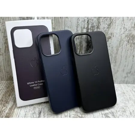 Чохол Leather Case MagSafe на iPhone 14 Pro 