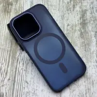 Чохол матовий Matte Color MagSafe на iPhone 14 Pro Max (Синій)