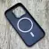 Чохол матовий Matte Color MagSafe на iPhone 14 Pro Max (Синій)