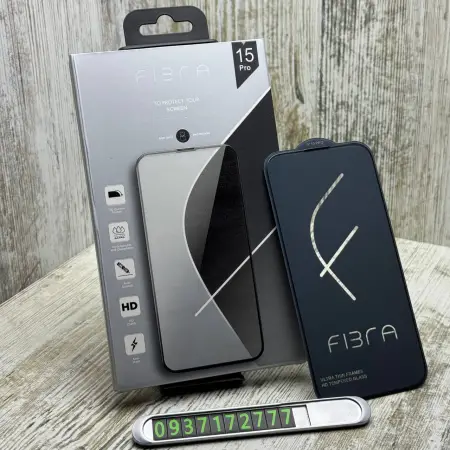 Скло FIBRA Glass на iPhone 15 Pro 