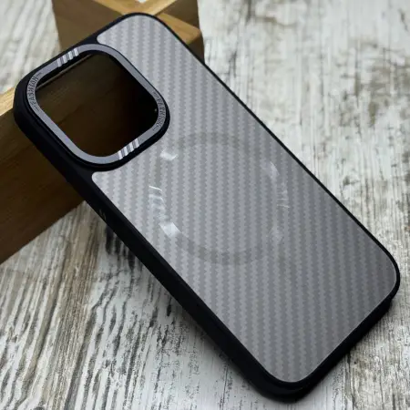 Чохол Berlia Carbon MagSafe на iPhone 15 Pro 