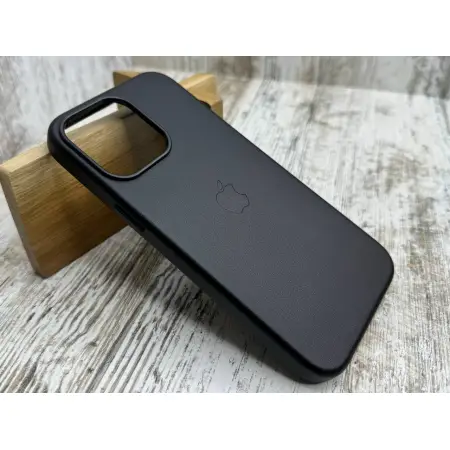 Чохол Leather Case MagSafe на iPhone 15 Pro 