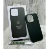 Чохол Leather Case MagSafe на iPhone 15 Pro