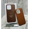 Чохол Leather Case MagSafe на iPhone 15 Pro