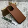 Чохол Leather Case MagSafe на iPhone 15 Pro