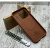 Чохол Leather Case MagSafe на iPhone 15 Pro