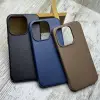 Чохол Leather Case MagSafe на iPhone 15 Pro