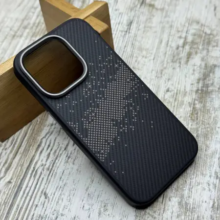 Чохол Monzo Carbon PC MagSafe на iPhone 15 Pro 