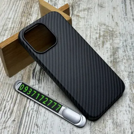 Чохол Carbon MagSafe на iPhone 15 Pro Max 