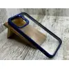 Чохол Clear Metal Stand на iPhone 15 Pro Max