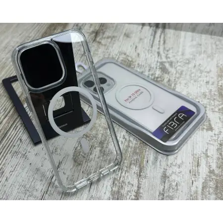 Чохол Fibra Crystal MagSafe на iPhone 15 Pro Max  