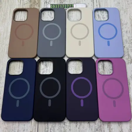 Чохол FIBRA Silicone OmniMag на iPhone 15 Pro Max 