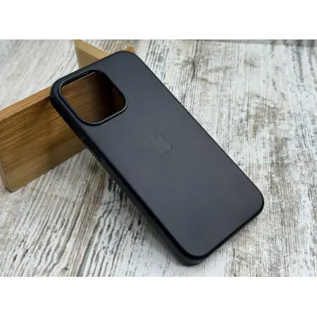 Чохол Leather Case MagSafe на iPhone 15 Pro Max 