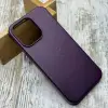 Чохол Leather Case MagSafe (Dark Cherry) на IPhone 15 Pro Max
