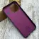 Чохол Leather Case MagSafe (Dark Cherry) на IPhone 15 Pro Max