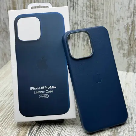 Чохол Leather Case MagSafe на iPhone 15 Pro Max 
