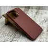 Чохол Leather Case MagSafe  на iPhone 15 Pro Max