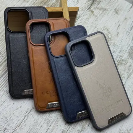 Чохол Leather Case SBP на iPhone 15 Pro Max 