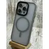 Чохол Matt MagSafe на iPhone 15 Pro Max Gray
