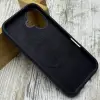 Чохол Fibra Silicone MagSafe на iPhone 16 (Чорний)