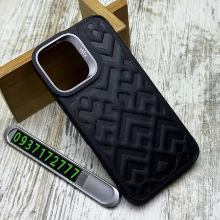 Чохол Kajsa Rhombus Case MagSafe на iPhone 16 (Black)