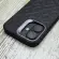 Чохол Kajsa Rhombus Case MagSafe на iPhone 16 (Black)