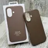 Чохол Leather Case MagSafe (Taupe) на iPhone 16