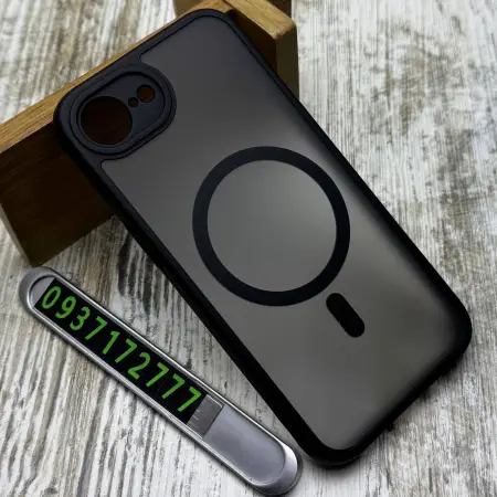 Чохол Bloom Matt MagSafe на iPhone 16е/ 17е (Black) 
