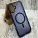 Чохол Matt MagSafe Premium на iPhone 16 Plus (Deep Navy)