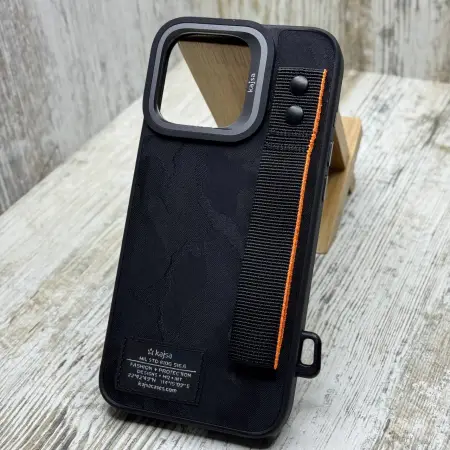 Чохол Kajsa Outdoor Collection MagSafe (Black) на iPhone 16 Pro  