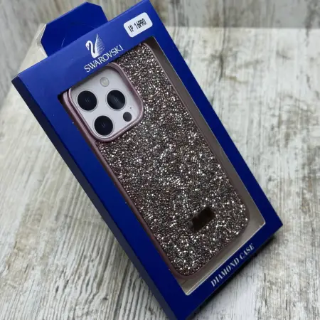 Чохол SWAROVSKI Diamond Case на iPhone 16 Pro (Rose Gold)