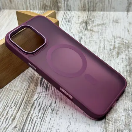 Чохол Space Matt MagSafe  на iPhone 16 Pro Max Red 