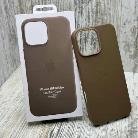 Чохол Leather Case MagSafe на iPhone 16 Pro Max 