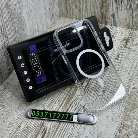 Чохол Fibra Crystal MagSafe на iPhone 16 Pro Max 