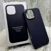 Чохол Leather Case MagSafe на iPhone 16 Pro Max (Ink)